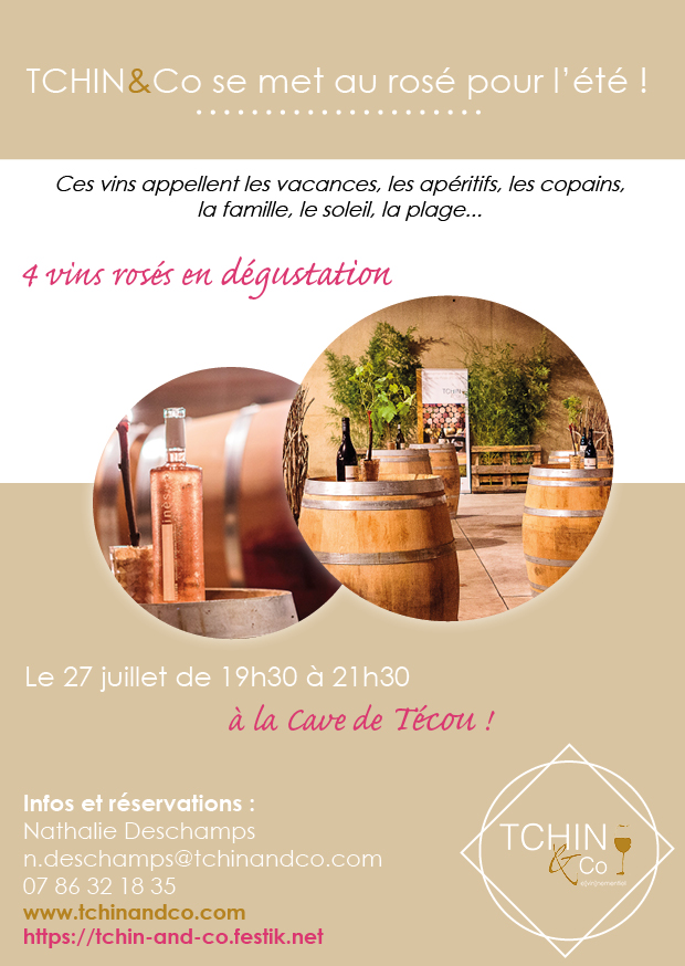 Événement dégustation de vins rosés