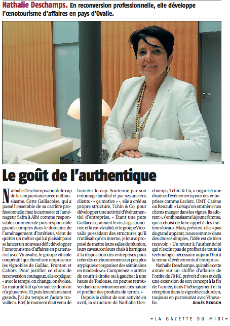 Premier article dans la presse pour TCHIN&Co